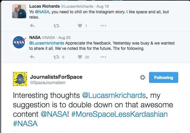 NASA SOCIAL TWITTER SS